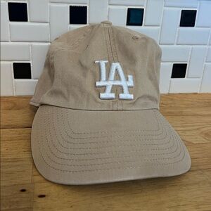 47 Brand Beige LA Cap Dodgers
